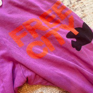freecity Capri Sweatpants Pink Large